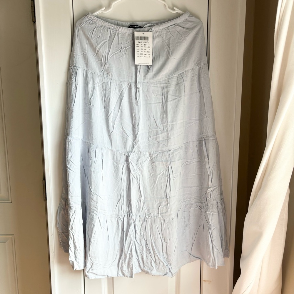 Brandy Melville Light Blue Maxi Skirt